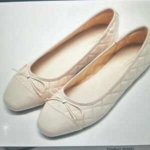 Women’s round toe ballet flats comfortable bow dressy flats shoes size 8.5